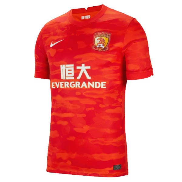 Tailandia Camiseta Evergrande Replica Primera Ropa 2021/22 Rojo